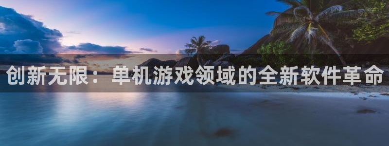 欧博娱乐咨询：创新无限：单机游戏领域的全新软件革命