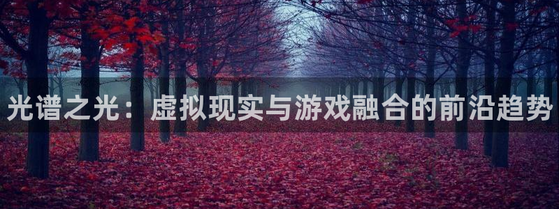 欧博娱乐怎么注册：光谱之光：虚拟现实与游戏融合的前沿趋势