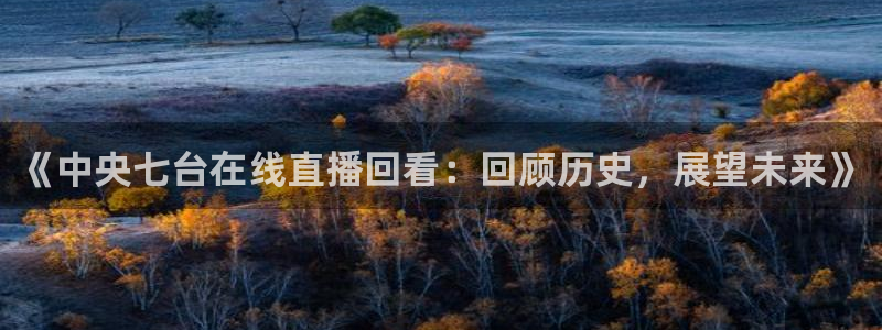 nba飞速直播在线直播：《中央七台在线直播回看：回顾历史，展望未来》