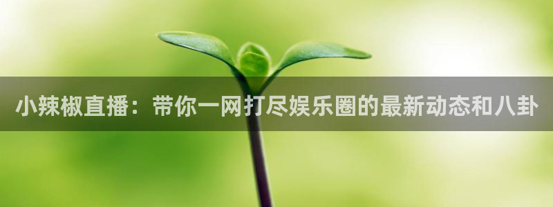 nba飞速直播在线直播：小辣椒直播：带你一网打尽娱乐圈的最新动态和八卦